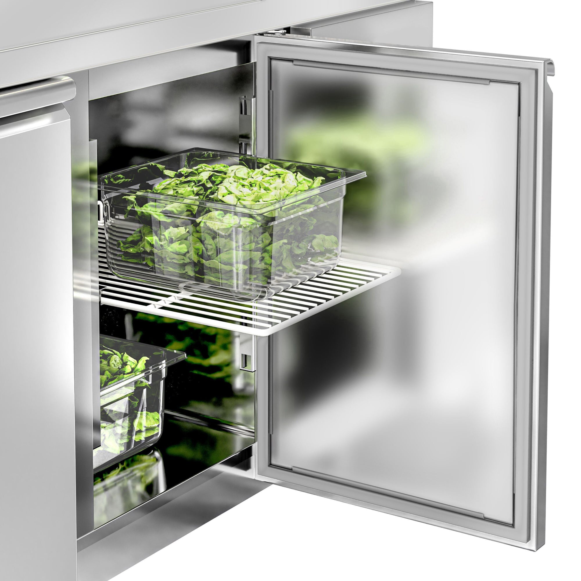GGM Gastro Chladicí Stůl ECO 2230 mm 700 mm 4 Dveře