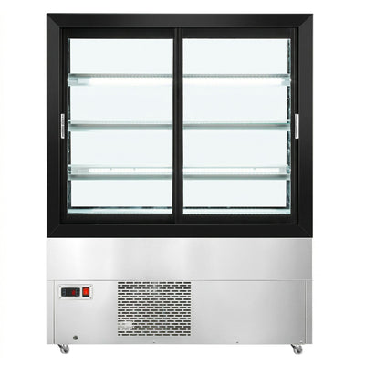 GGM Gastro Kühlvitrine für Gebäck 1200 mm 686 l Schwarz