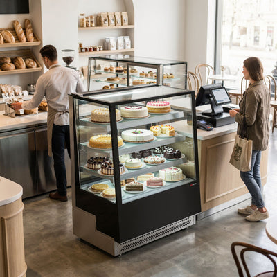 GGM Gastro Kühlvitrine für Gebäck 900 mm
