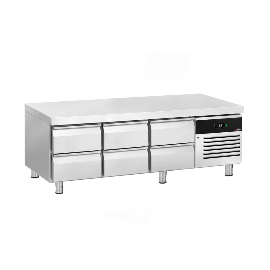 GGM Gastro Kühlunterbau 2000 mm 288 Liter 6 Schubladen 1/1 GN