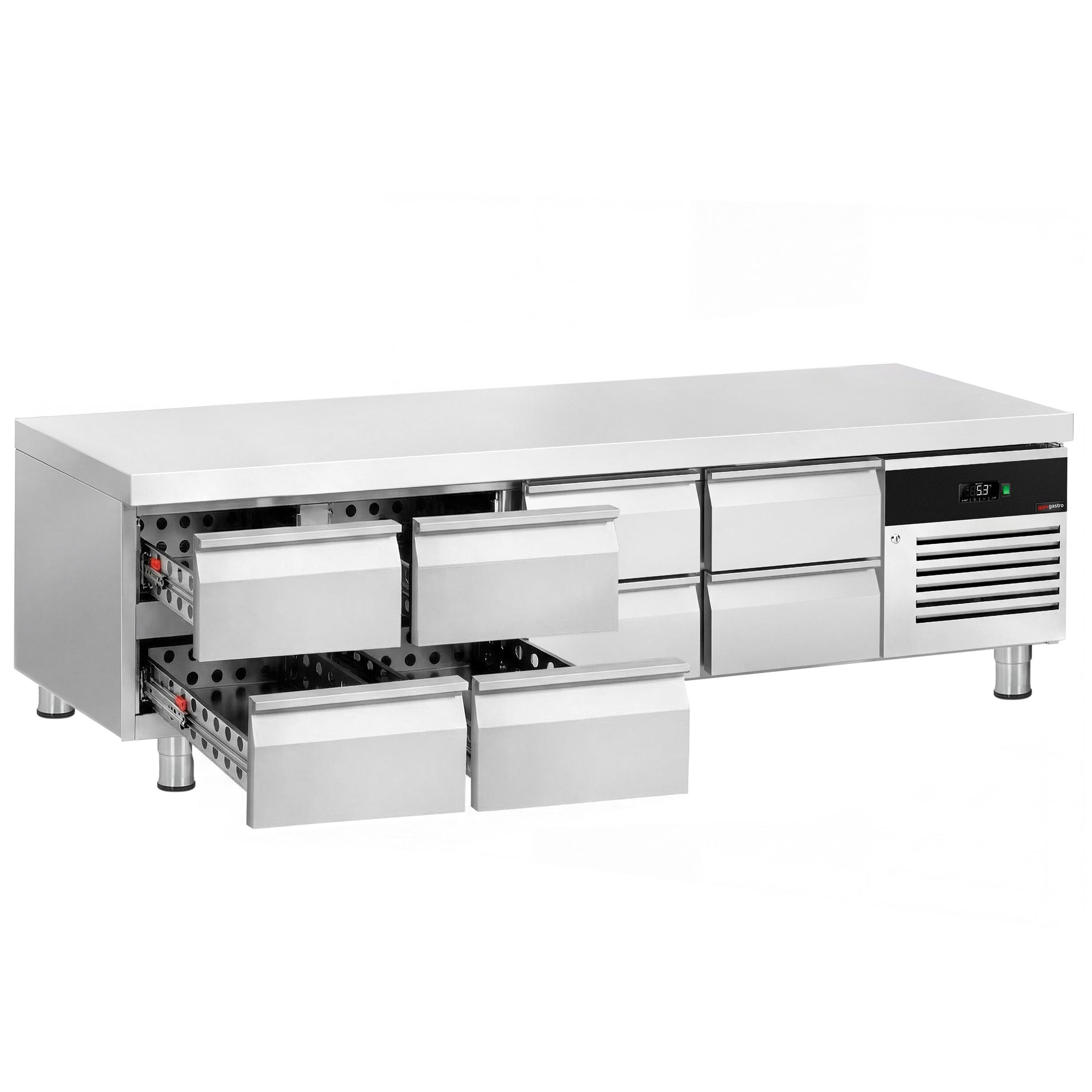 GGM Gastro Chladicí Podestavba 2400 mm 386 l 8x Zásuvky