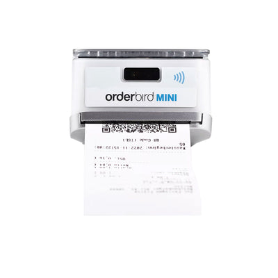ORDERBIRD MINI Kassensystem mit Bon-Drucker und Kartenleser 12 Monate