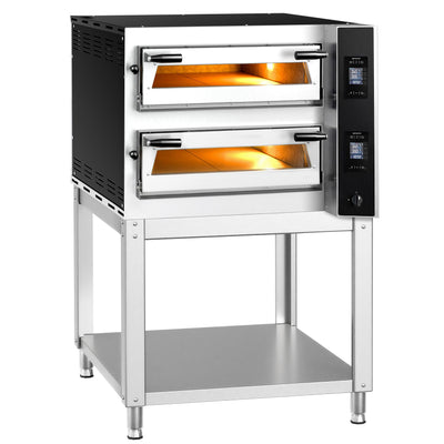 Elektrická Pizza Pec 4+4× 35 cm Digitální Podstavec