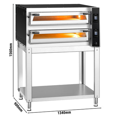 GGM Gastro Elektro Pizzaofen 6x35 cm Digital Inkl. Untergestell