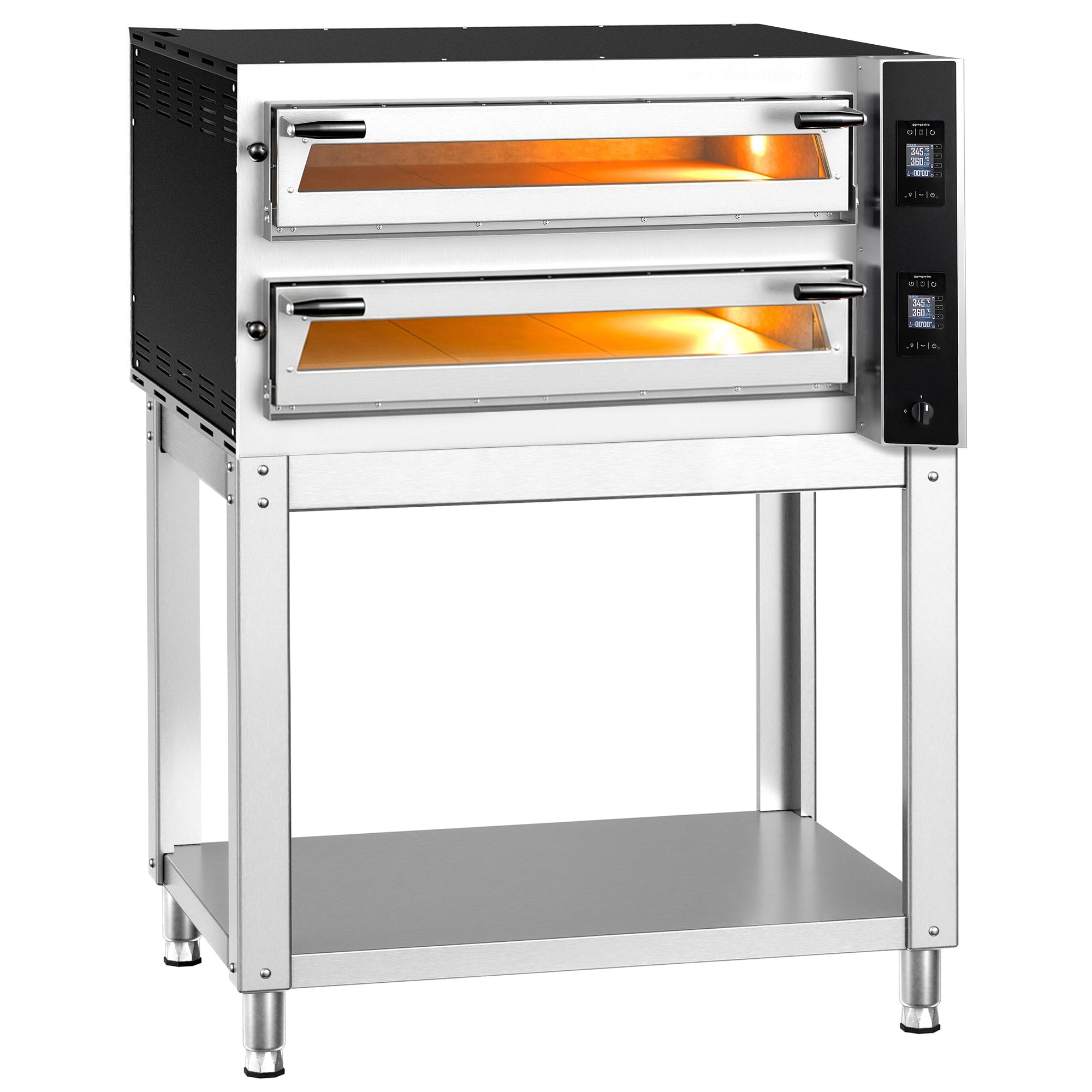 GGM Gastro Elektro Pizzaofen 6x35 cm Digital Inkl. Untergestell