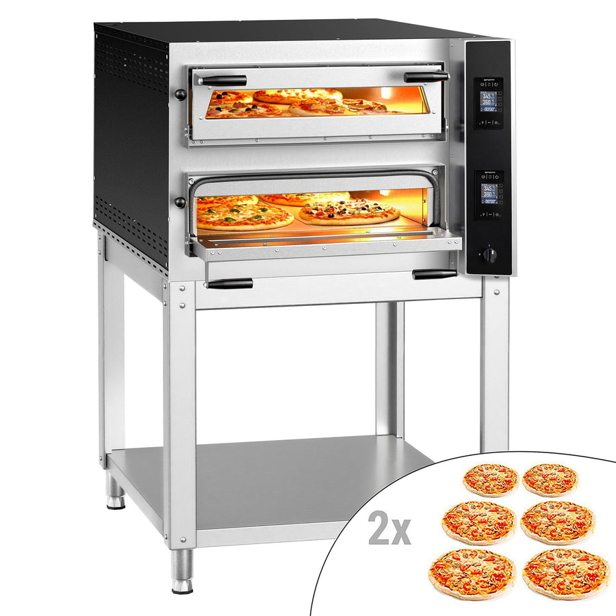 GGM Gastro Elektrická Pizza Pec Digitální 2 Komory 35 cm