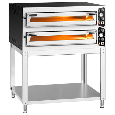 CARLO Elektrická Pizza Pec 1340 mm 1270 mm 2 Komory 450 °C