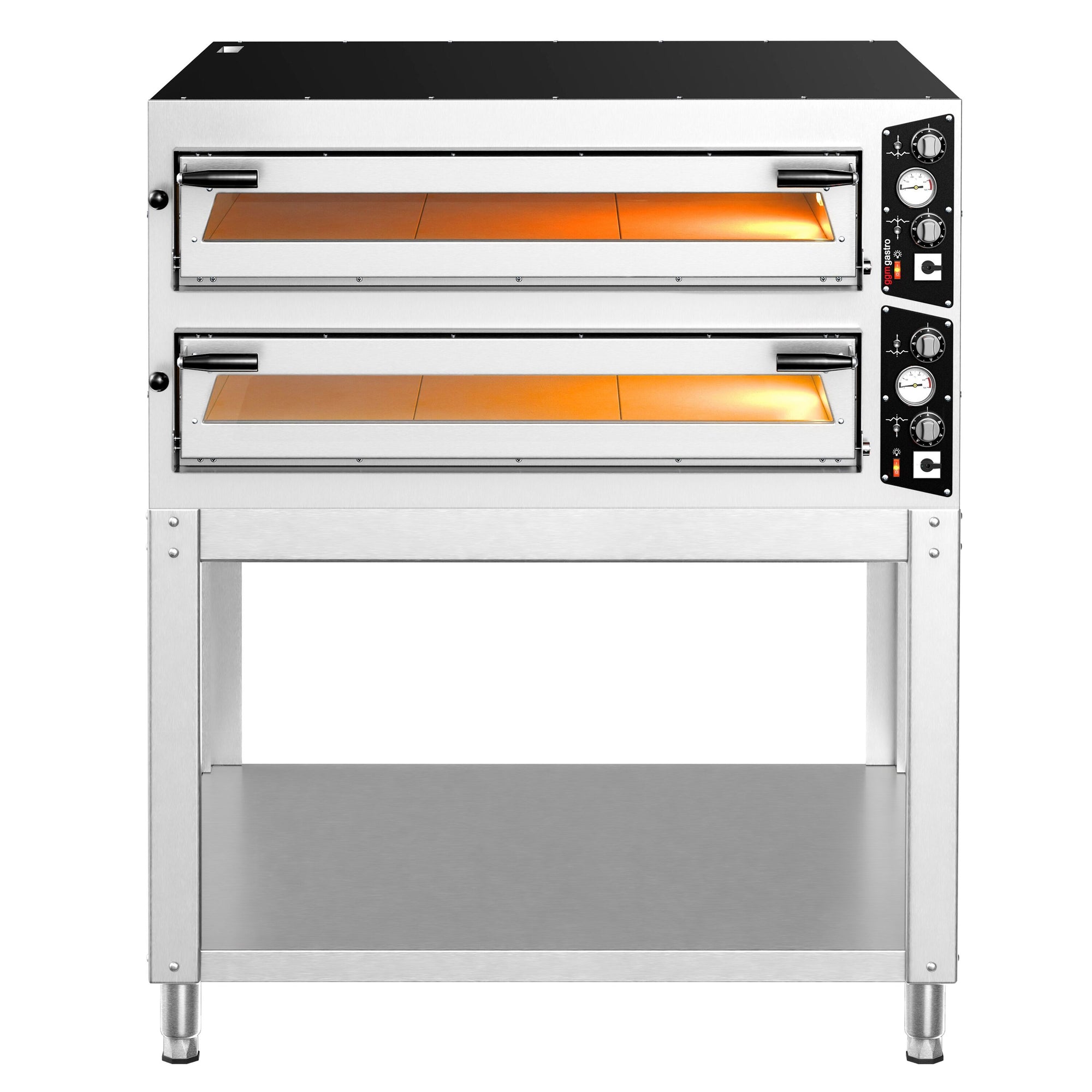 CARLO Elektrická Pizza Pec 1340 mm 1270 mm 2 Komory 450 °C