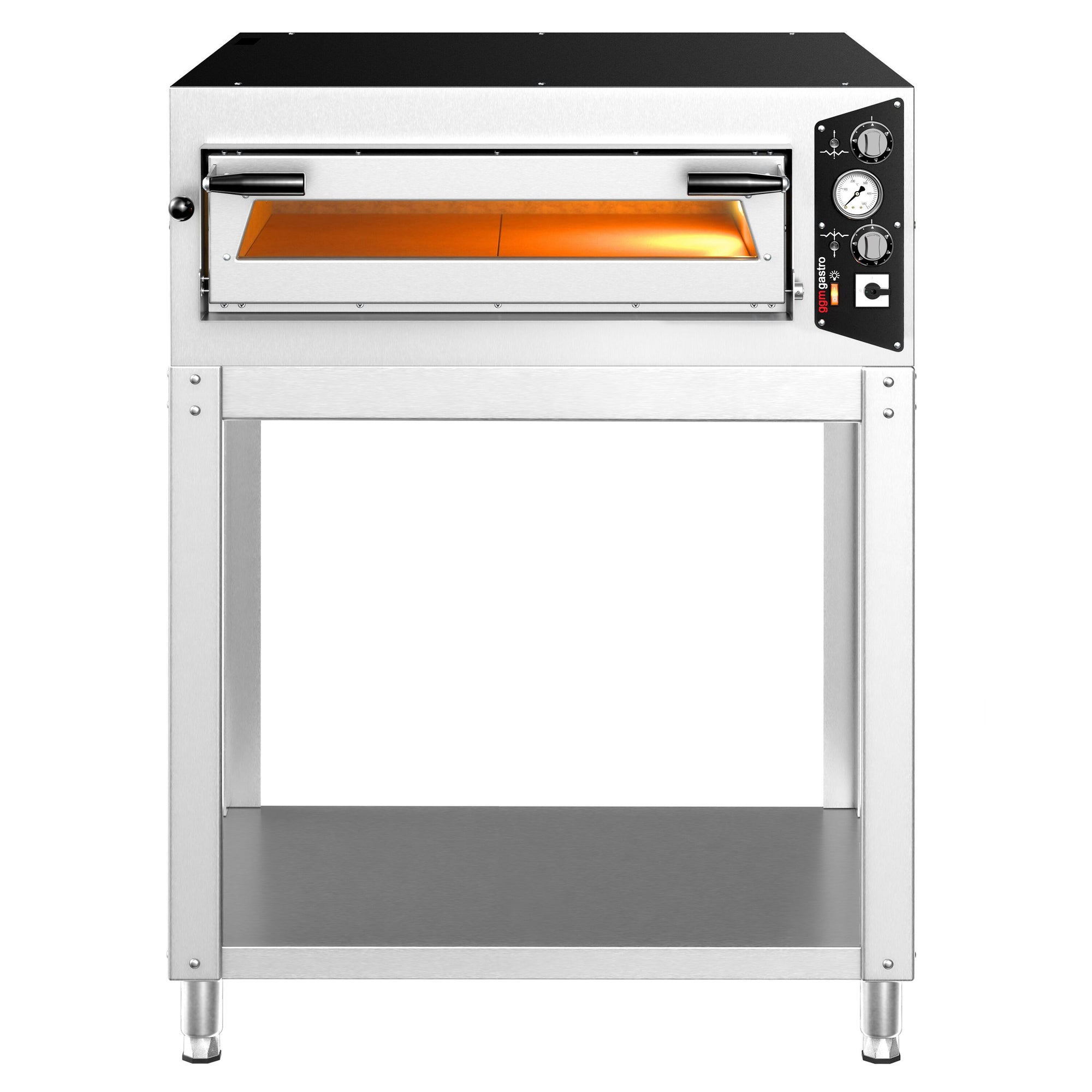 GGM Gastro Elektrische Pizzaofen 4x 35 cm Manuell mit Untergestell