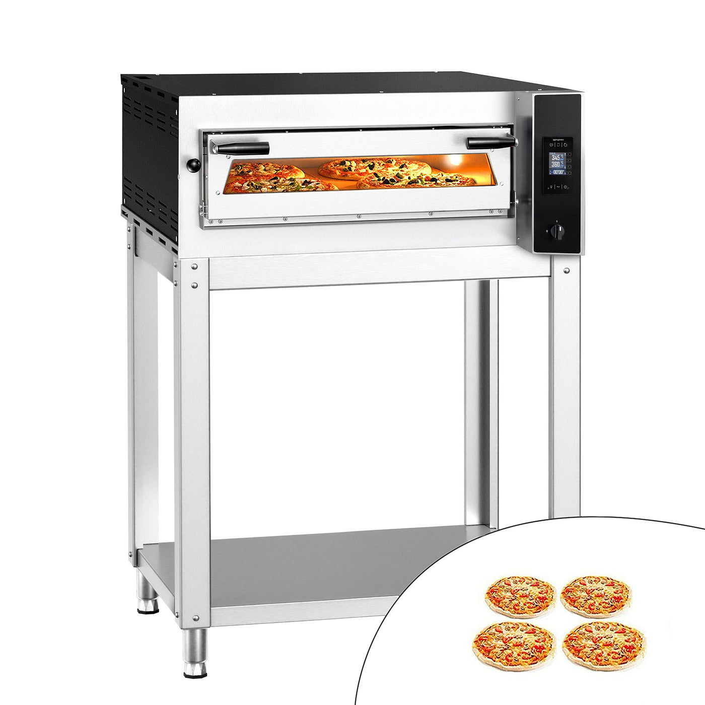 Elektro-Pizzaofen Digital 4x 35 cm