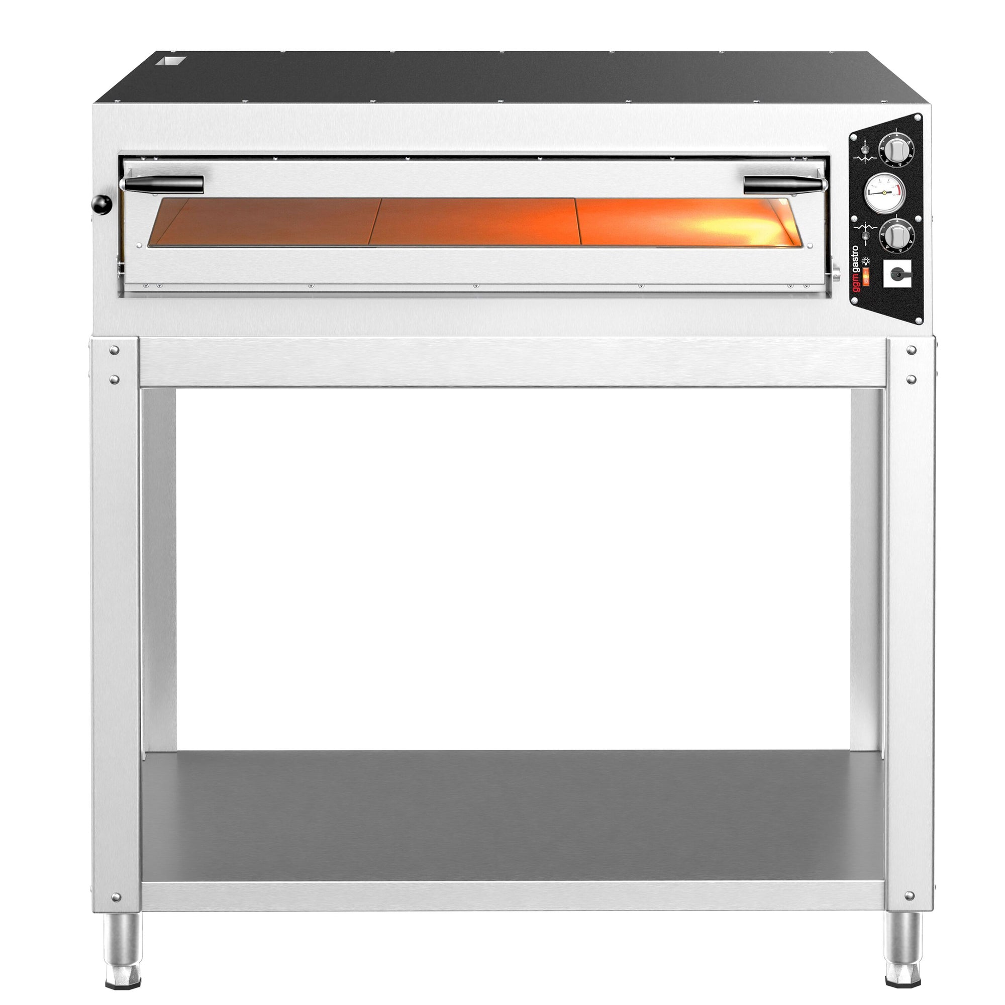 Elektrische Pizzaofen Manuell 6x35 cm Inkl. Untergestell