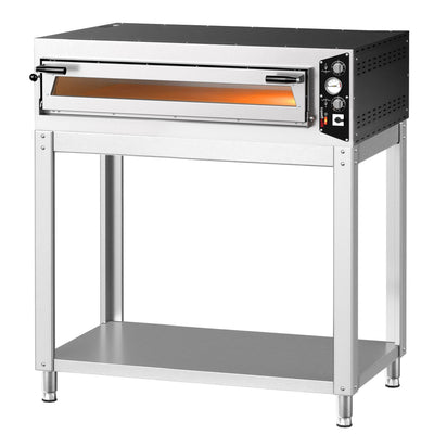Elektrische Pizzaofen Manuell 6x35 cm Inkl. Untergestell