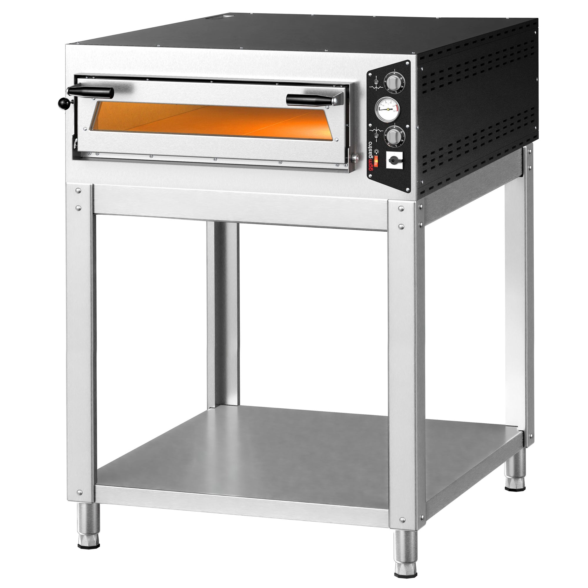 GGM Gastro CARLO Elektrická Pizza Pec 6x 35 cm Manuální s Podstavcem