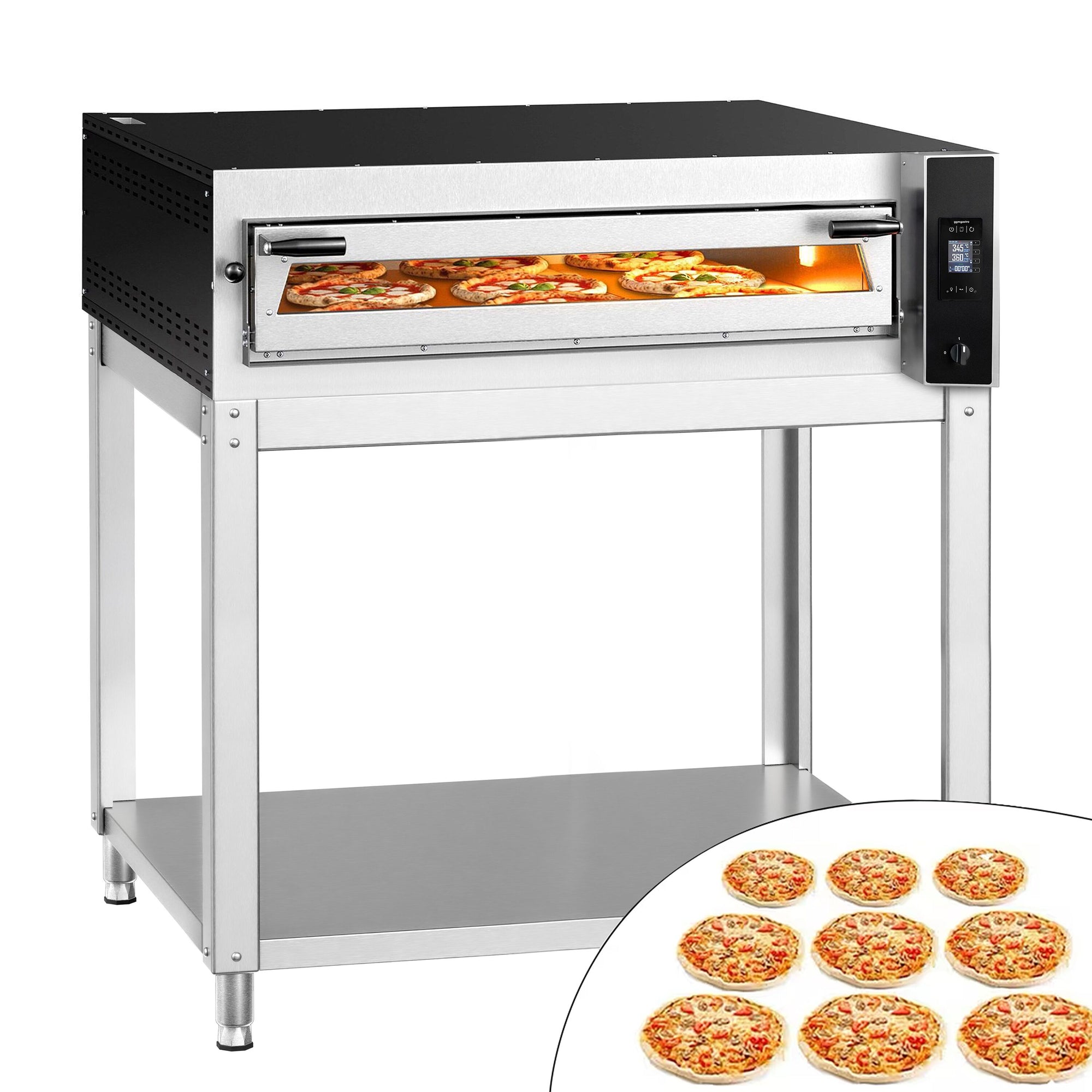 GGM Gastro Elektrická Pizza Pec Digitální 9x35 cm