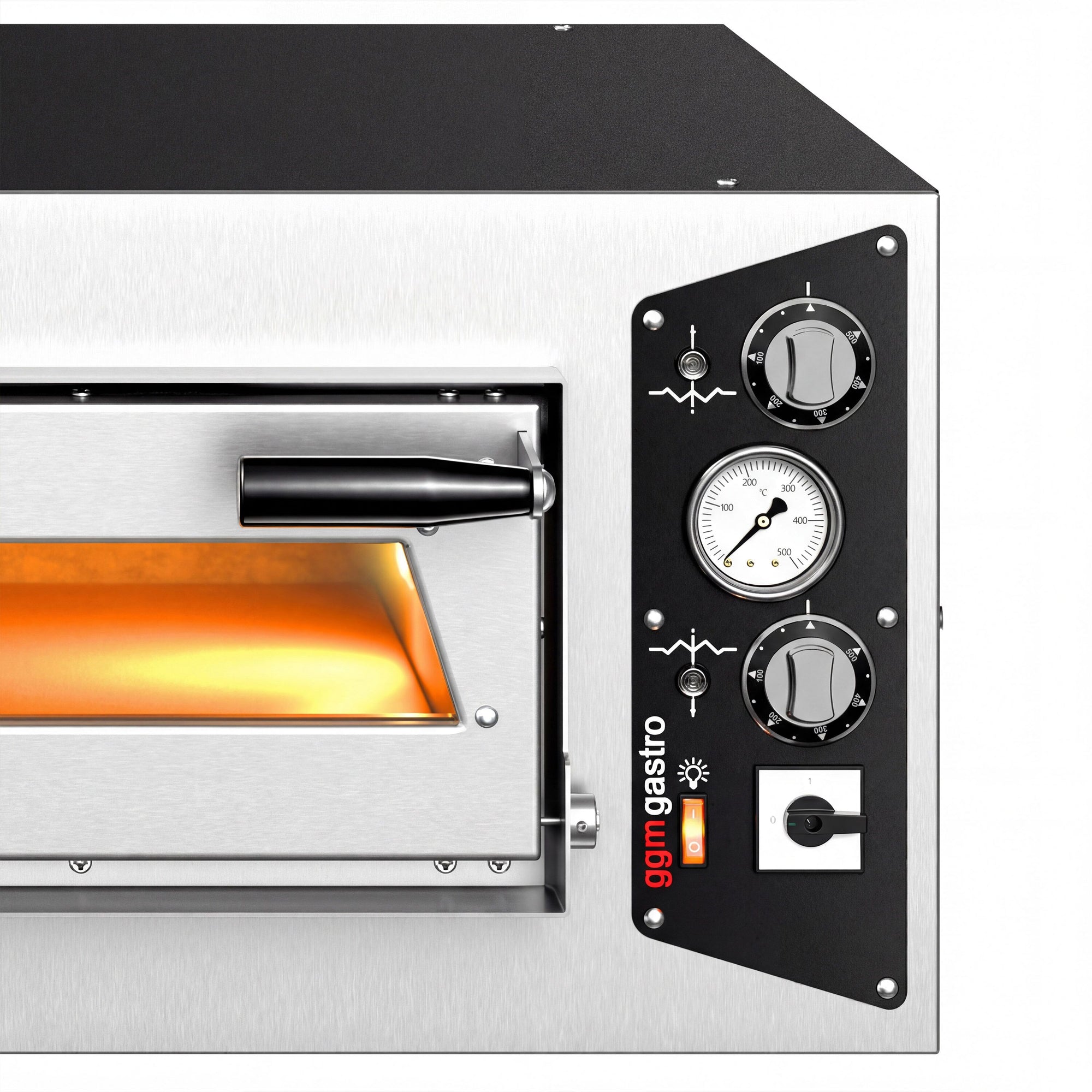 Elektrická Pizza Pec 1340 mm 9× Ø 34 cm 450 °C