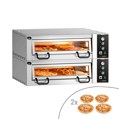 Elektrische Pizzaofen Power 4+4x 34 cm Manuell