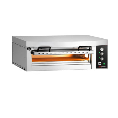 Elektrische Pizzaofen Power 4x 34 cm Manuell mit Haube