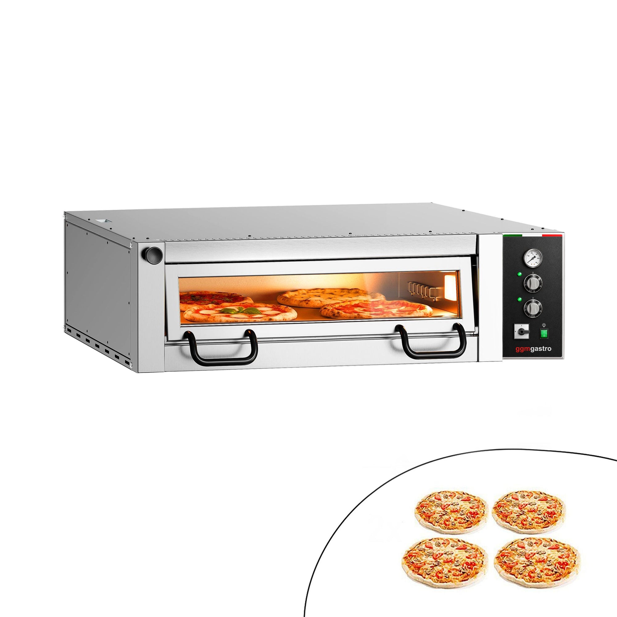 Elektro Pizzaofen Power 4x 34 cm Manuell