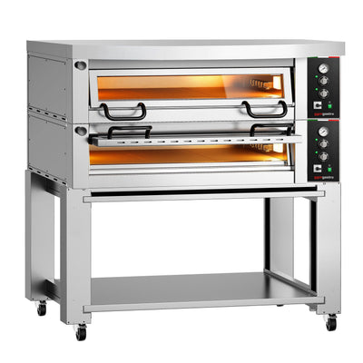 GGM Gastro Elektrická Pizza Pec Power 2x6x34 cm Manuální