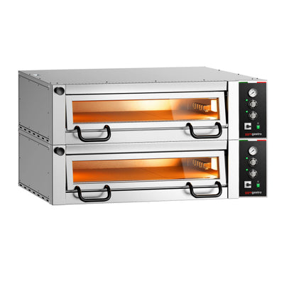 Elektrische Pizzaofen Power 6+6x 34 cm Manuell