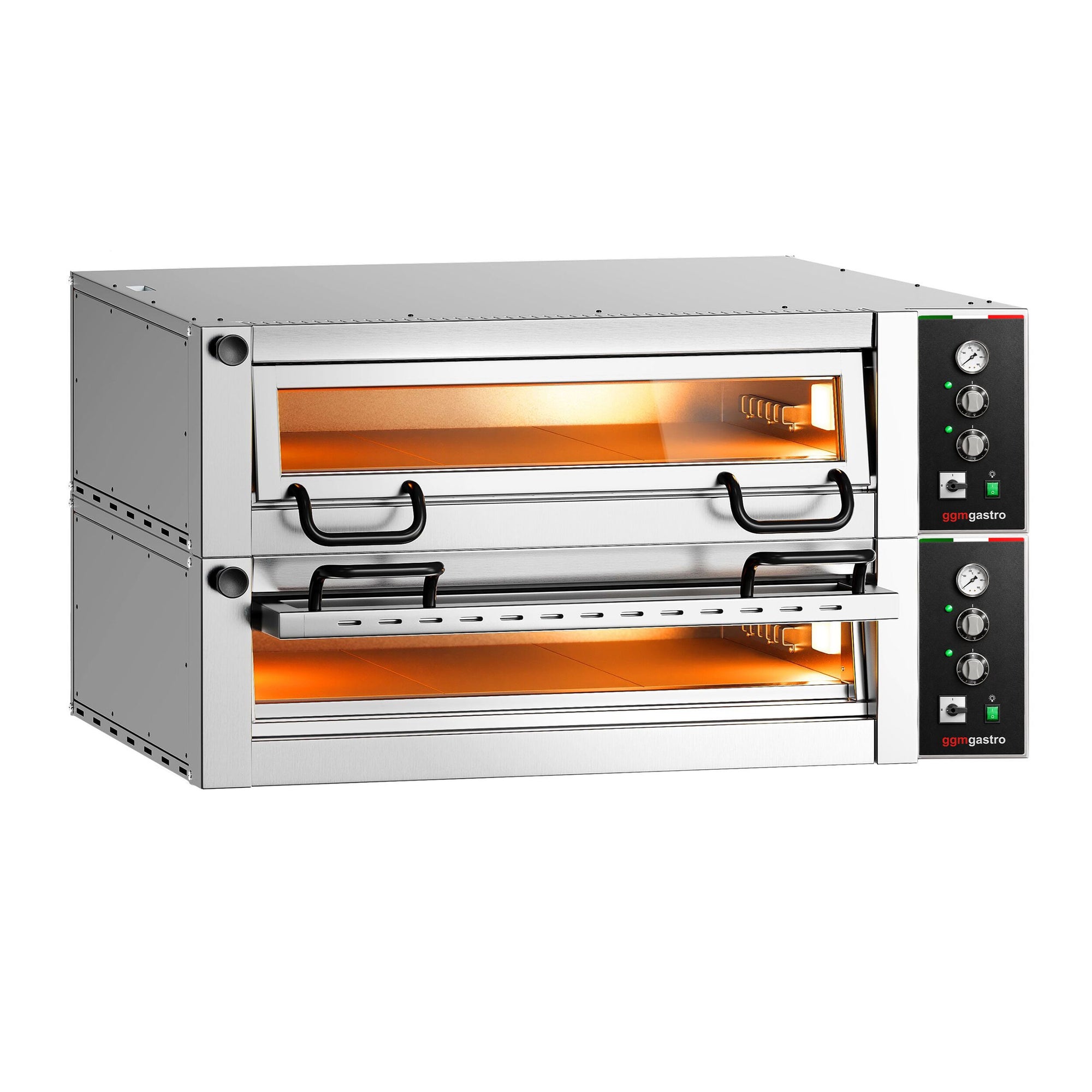Elektrische Pizzaofen Power 6+6x 34 cm Manuell