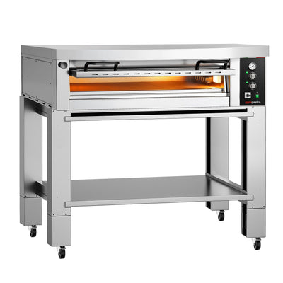 Elektro Pizzaofen Power 6x 34 cm Manuell mit Haube und Ständer