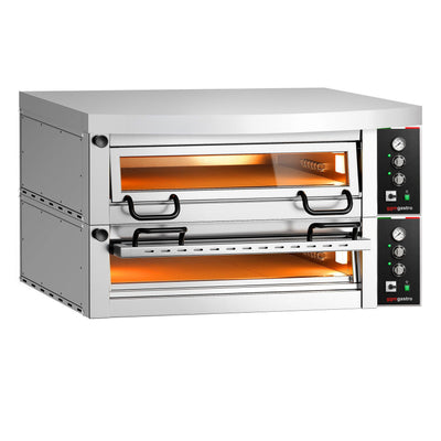 GGM Gastro FRANCESCO Elektrische Pizzaofen 1462 mm 890 mm 2 Kammern