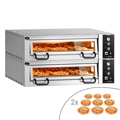 Elektro Pizza Pec Power 9+9x 34 cm Manuální 2 Komory