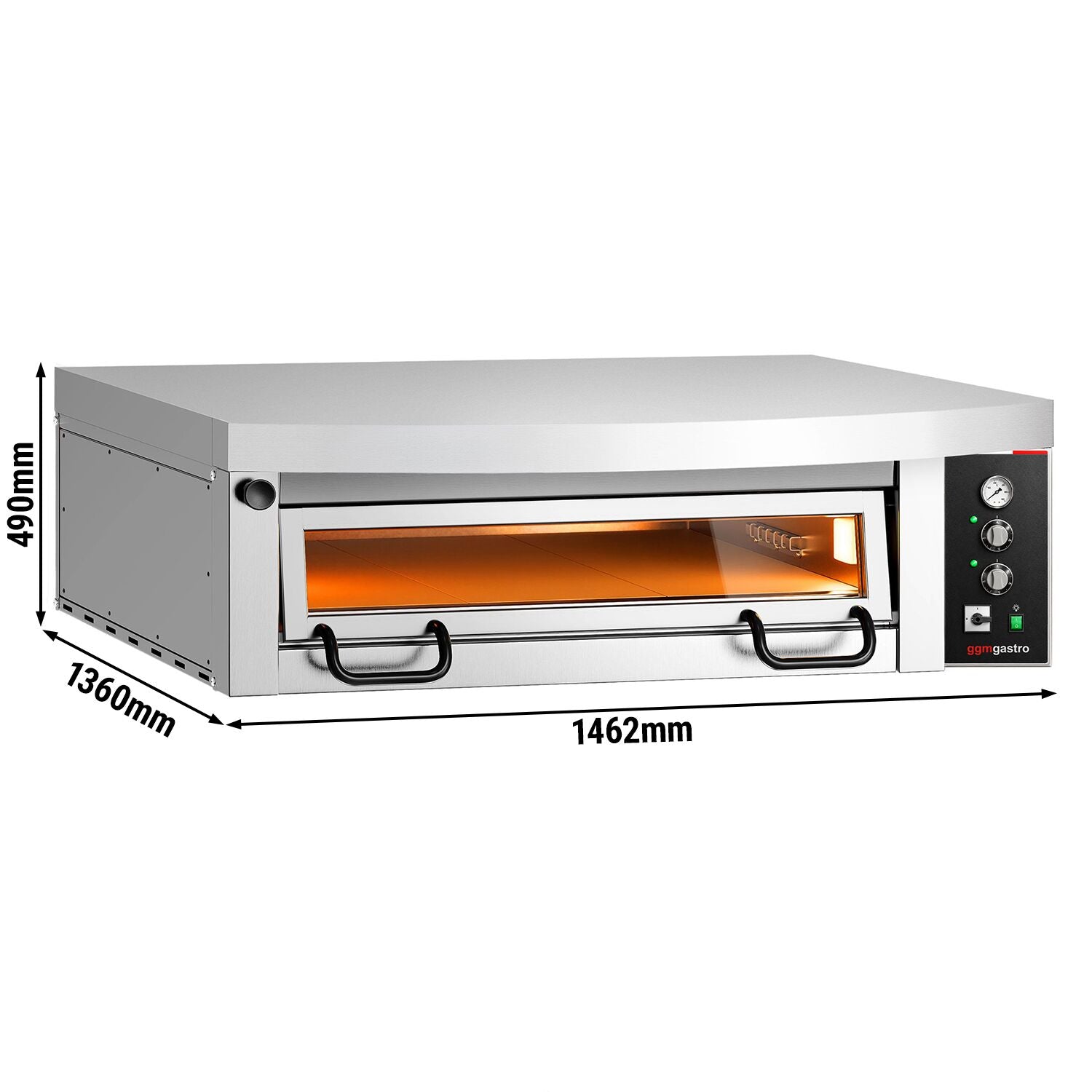 Elektrische Pizzaofen Power 1462 mm 9x 34 cm Manuell