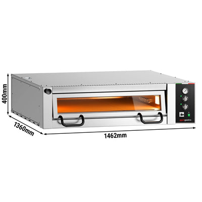 Elektro Pizzaofen FRANCESCO 9x 34 cm Manuell