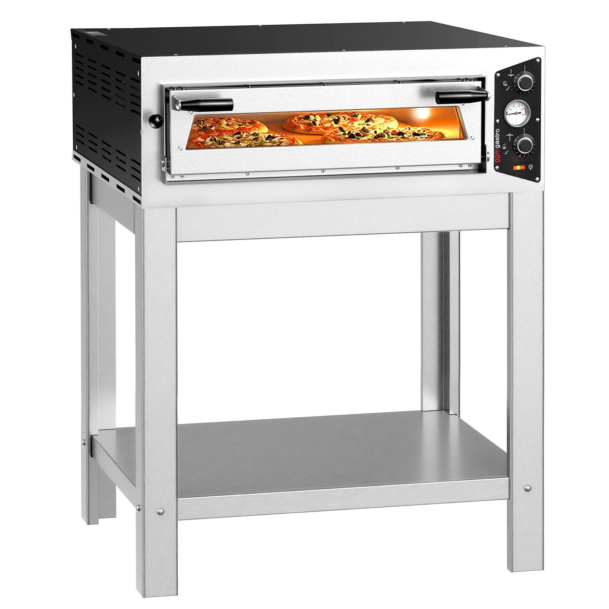 Elektrická Pizza Pec 4x 30 cm 5 kW S Podstavcem