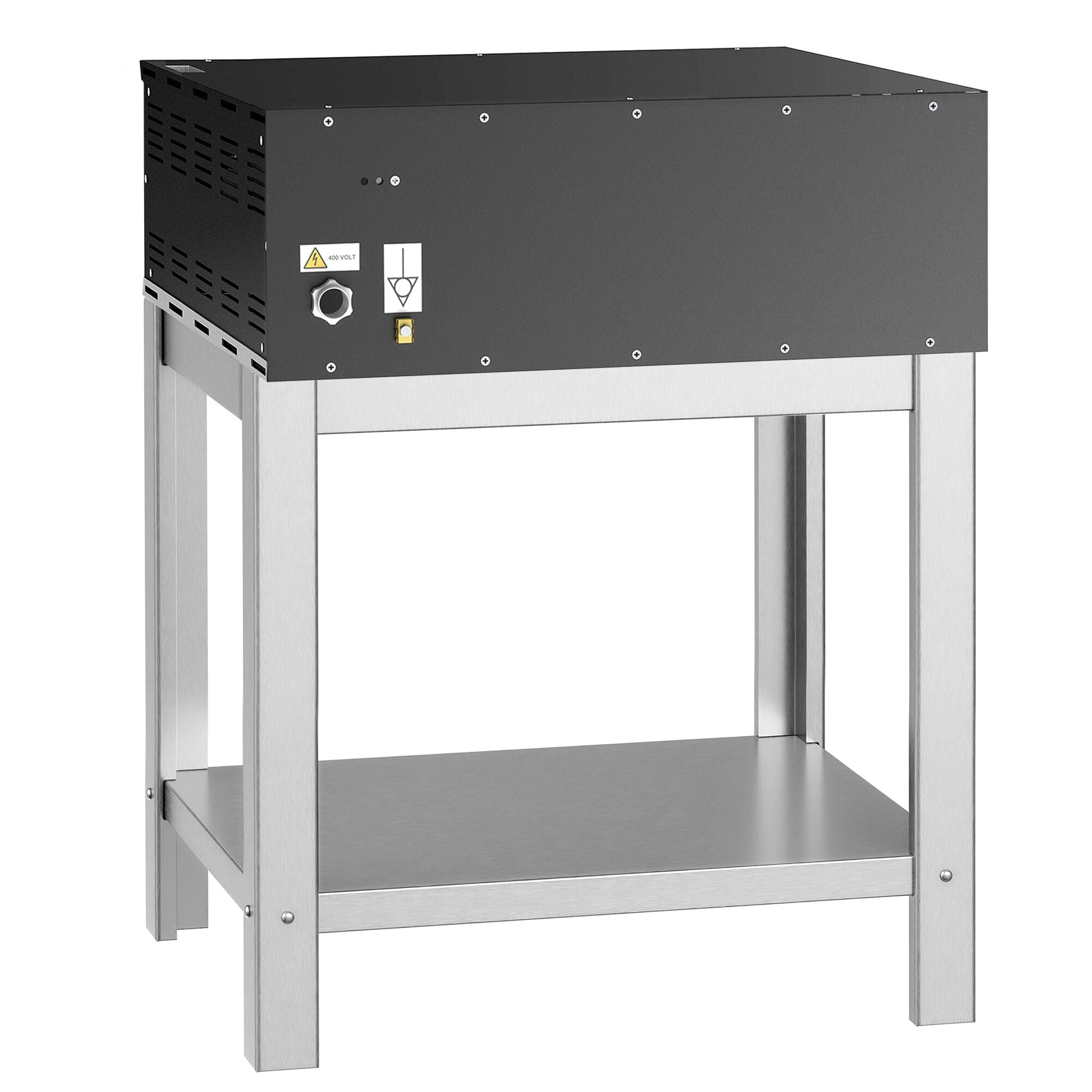 Elektrische Pizzaofen 4x 30 cm Manuell Inkl. Untergestell