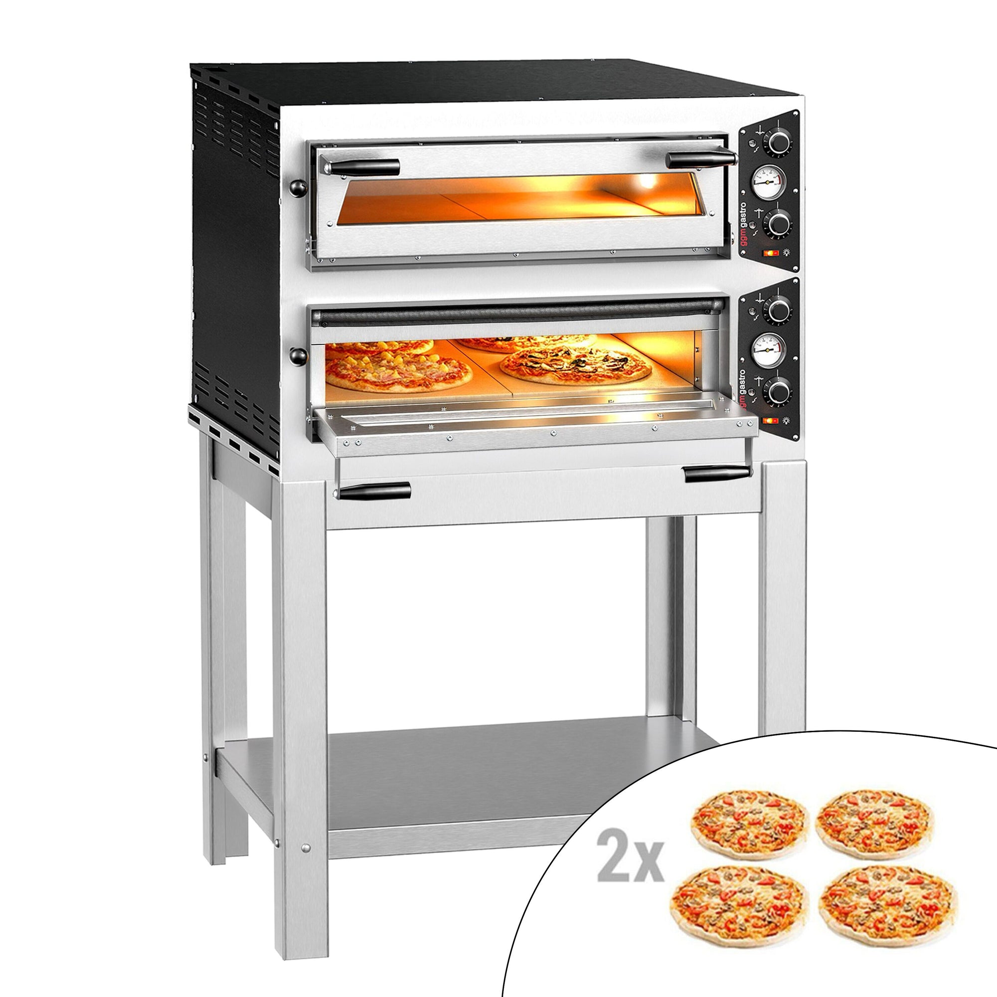 GGM Gastro Elektrická Pizza Pec CARLO 917 mm 8x 30 cm