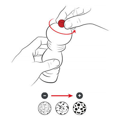PEUGEOT BALI FONTE Pfeffermühle Gusseisen Schwarz 80 mm 6 Stück