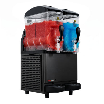 GGM Gastro Slush Stroj 2x 12 l 710 W Digital Černá
