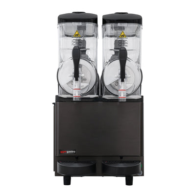 GGM Gastro Slush Stroj 2x 12 l 710 W Digital Černá