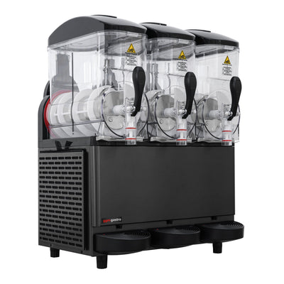GGM Gastro Slush Maschine SM36R 3x 12 l 1,08 kW Digital Schwarz
