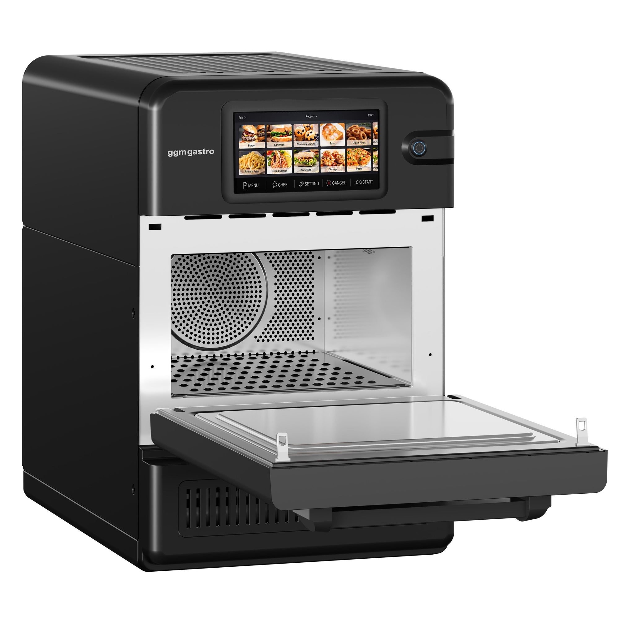 Schnellbackofen 3,0 kW Schwarz 7,8" HD-Touchscreen
