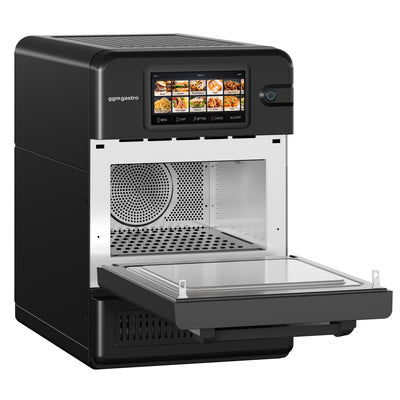Schnellbackofen 3,0 kW Schwarz 7,8" HD-Touchscreen