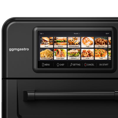 Schnellbackofen 3,0 kW Schwarz 7,8" HD-Touchscreen