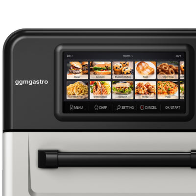 GGM Gastro Vysokorychlostní pec 3 kW 18,7 l Stříbrná