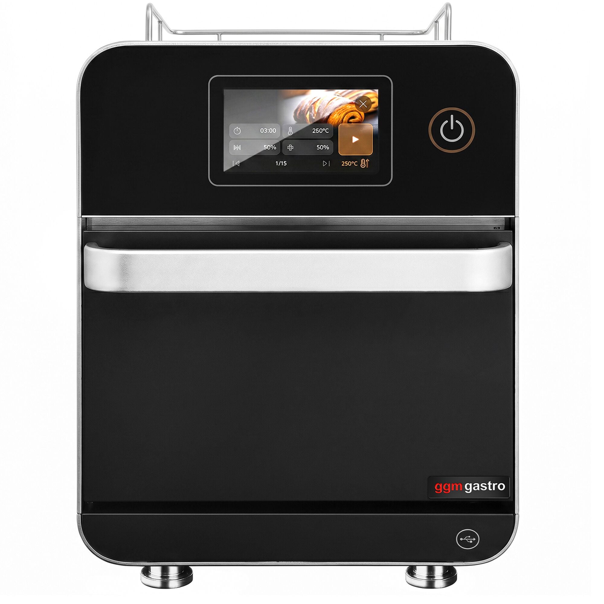 GGM Gastro Vysokorychlostní pec 3,5 kW 18 l Černá