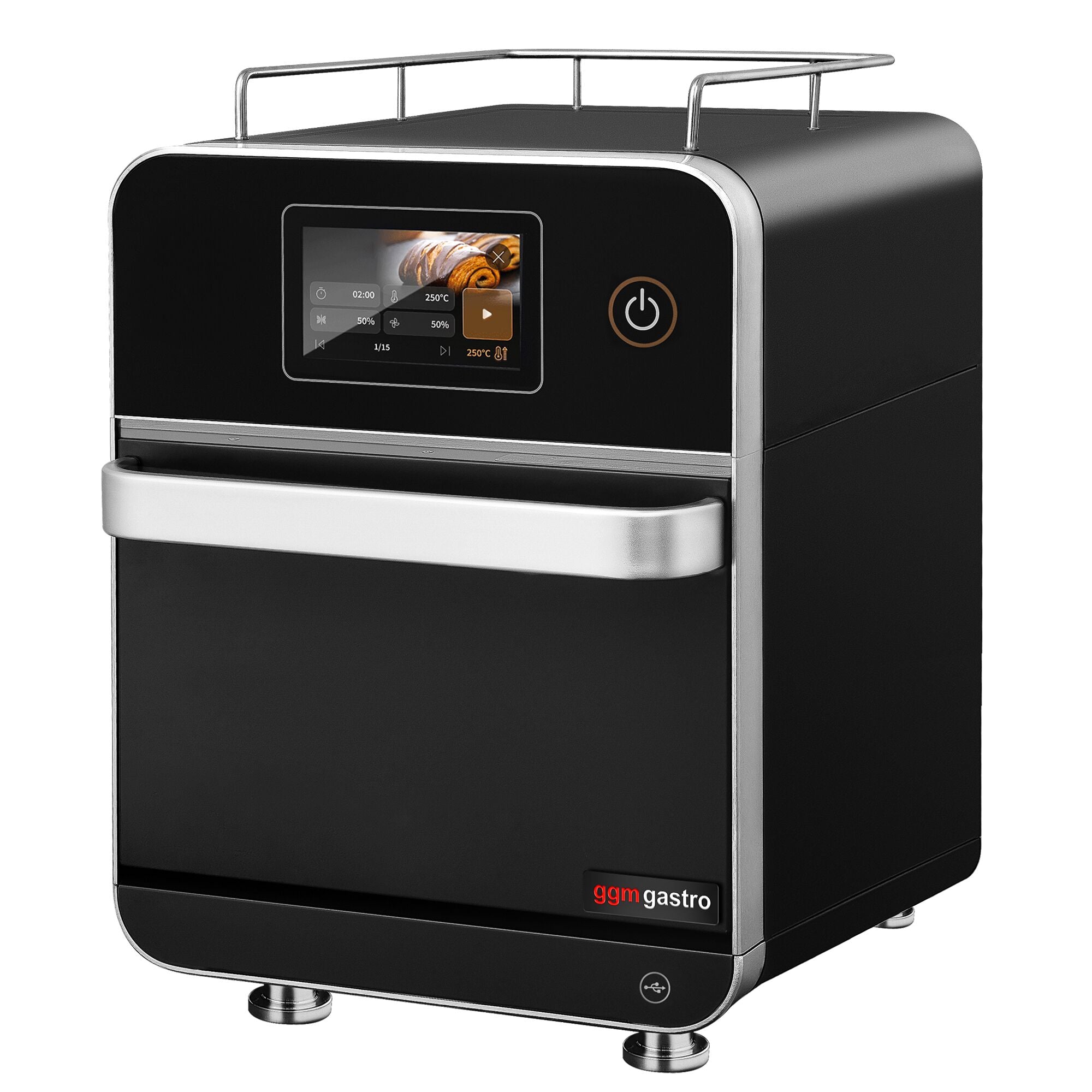 GGM Gastro Vysokorychlostní pec 3,5 kW 18 l Černá