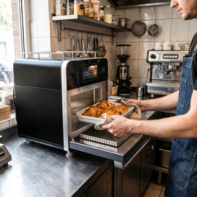 GGM Gastro Vysokorychlostní pec 3,5 kW 18 l Černá
