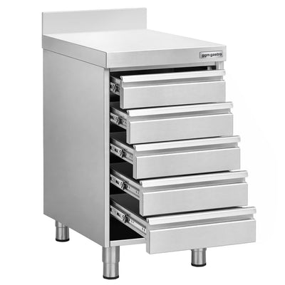GGM Gastro Zásuvková Skříň Premium 500 mm 5 Zásuvky