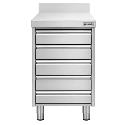 GGM Gastro Zásuvková Skříň Premium 500 mm 5 Zásuvky