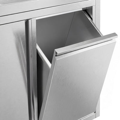 GGM Gastro Spülenschrank PREMIUM 1600 mm 700 mm Schwarz