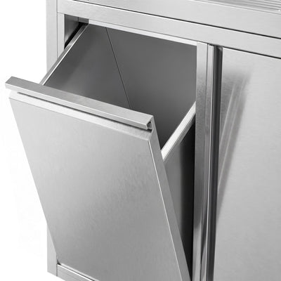 GGM Gastro PREMIUM Spülenunterschrank 1600 x 700 mm 2 Becken rechts