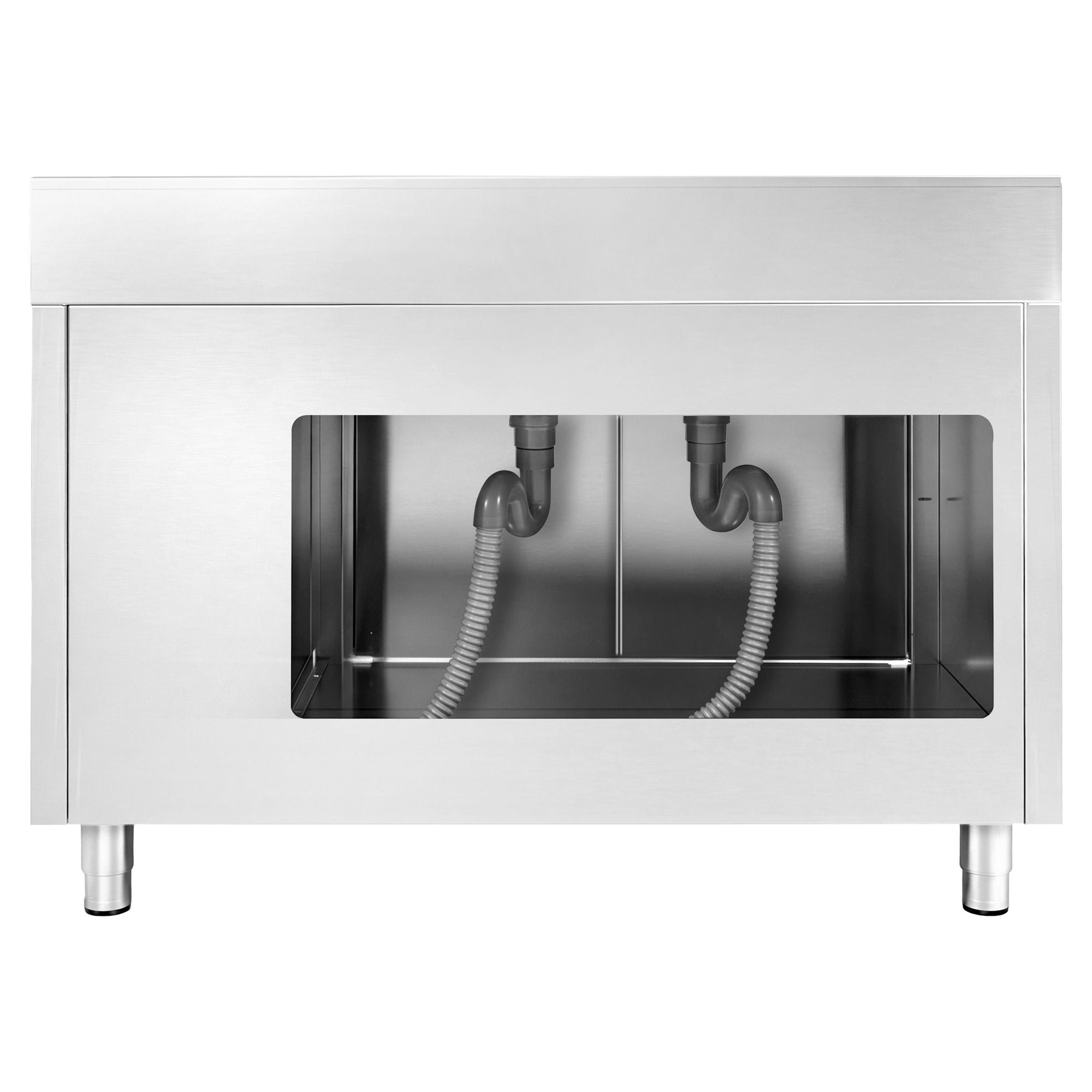 Dřezová skříňka PREMIUM 1600 mm 3 zásuvky 2 umyvadla