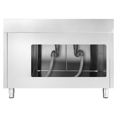 Dřezová skříňka PREMIUM 1600 mm 3 zásuvky 2 umyvadla